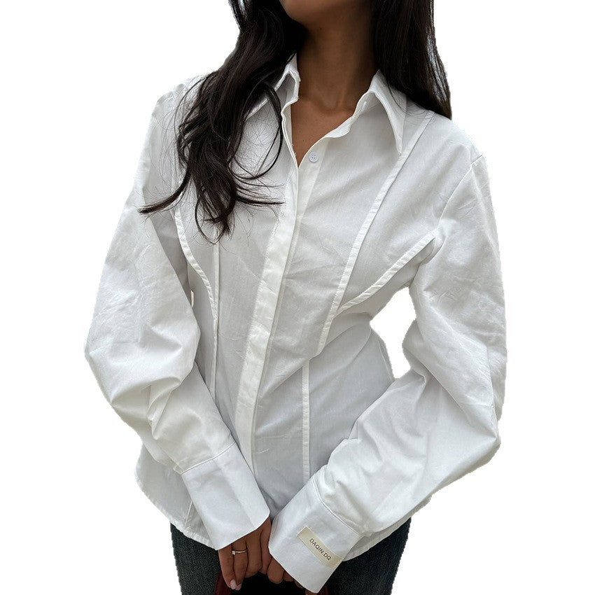 Elegantes Langarm-Shirt für Damen – Bild 4 | LuxeStyle