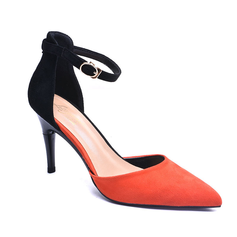 Faltbare High Heels aus Schafsleder