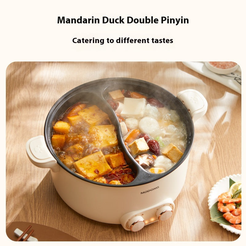 Elektrischer Mandarin-Enten-Hot Pot