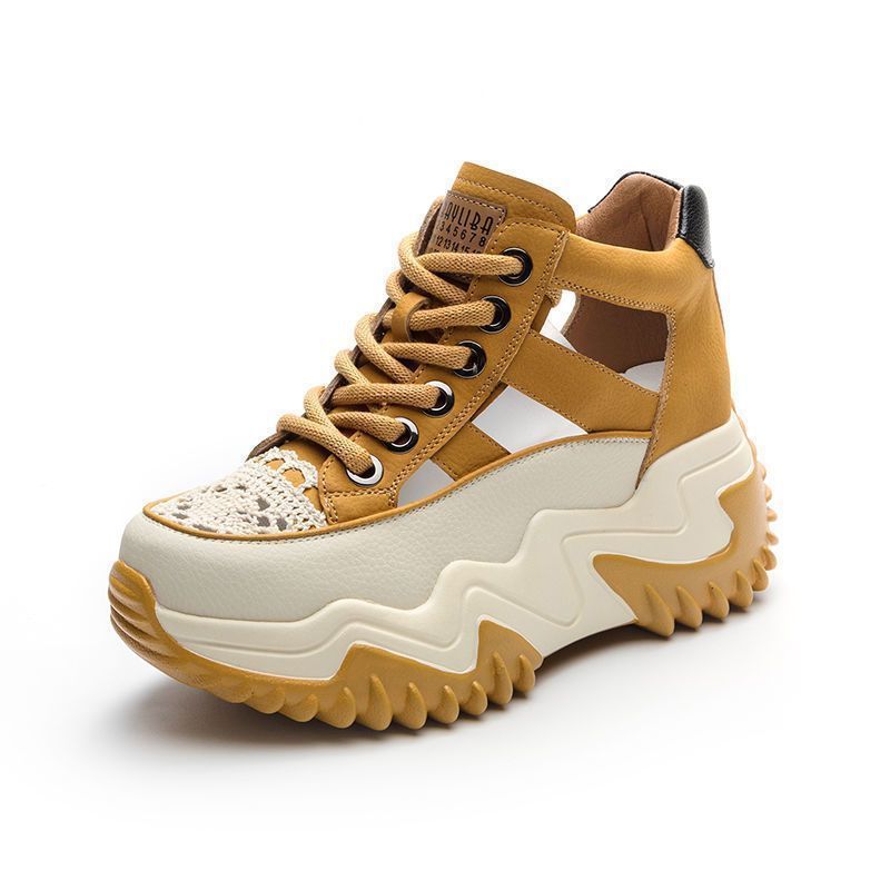 Schnürschuhe mit Plateauabsatz – Bild 3 | LuxeStyle
