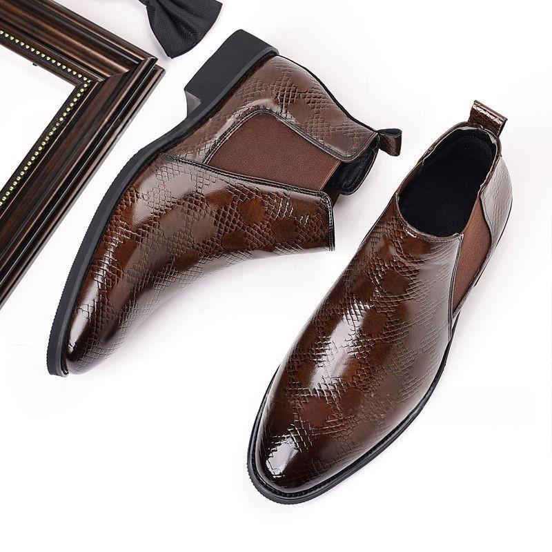 Britische Lederstiefeletten für Herren – Bild 8 | LuxeStyle