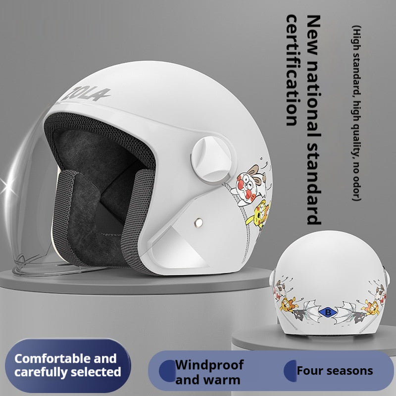 Winter-Velohelm mit Anti-Beschlag Visier
