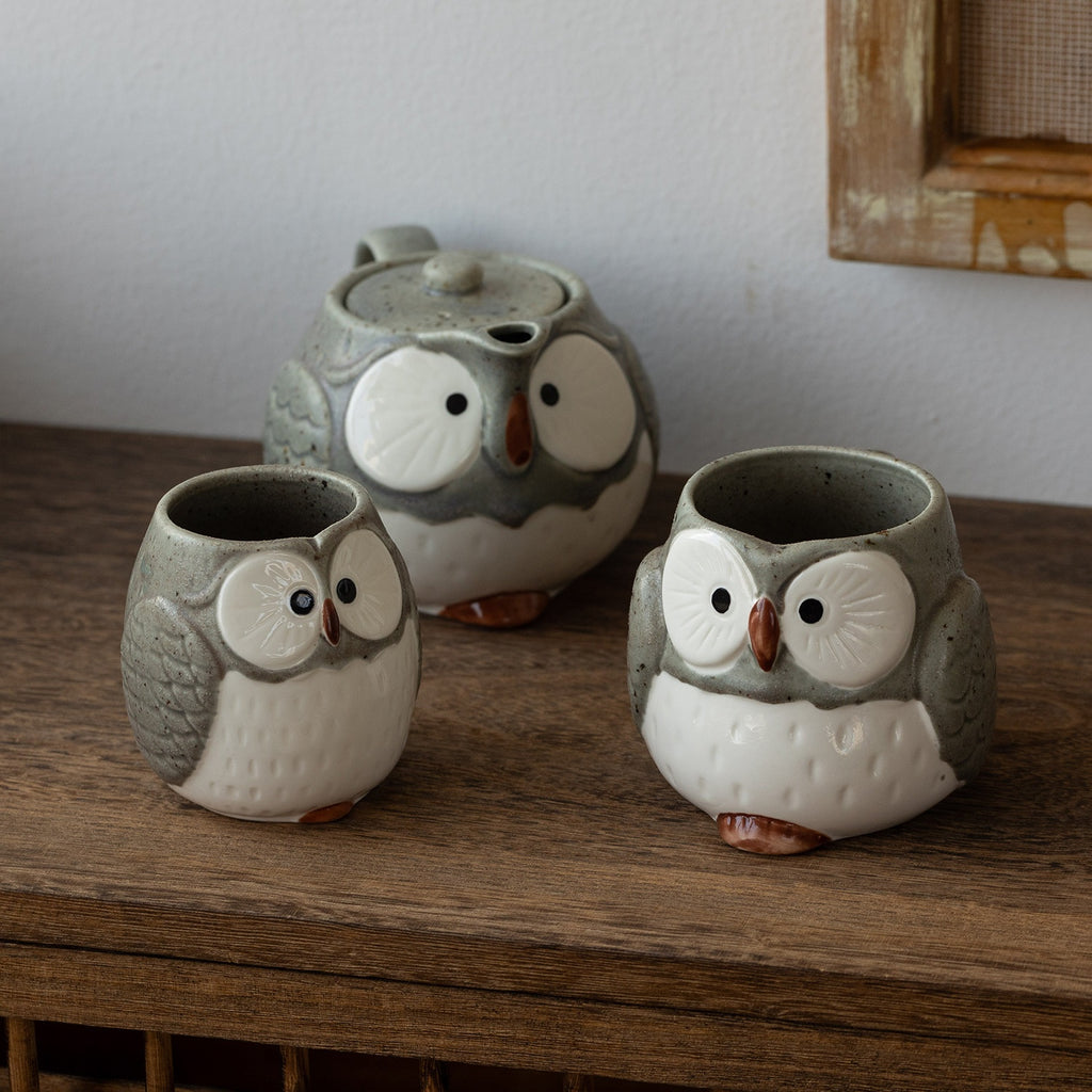 Mino Yaku Teekanne mit Eulen-Design – Bild 2 | LuxeStyle