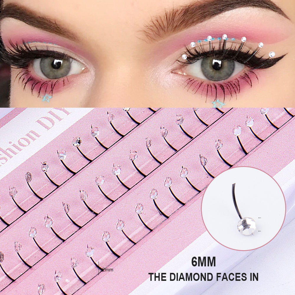 Falsche Wimpern mit Strass-Design – Bild 7 | LuxeStyle