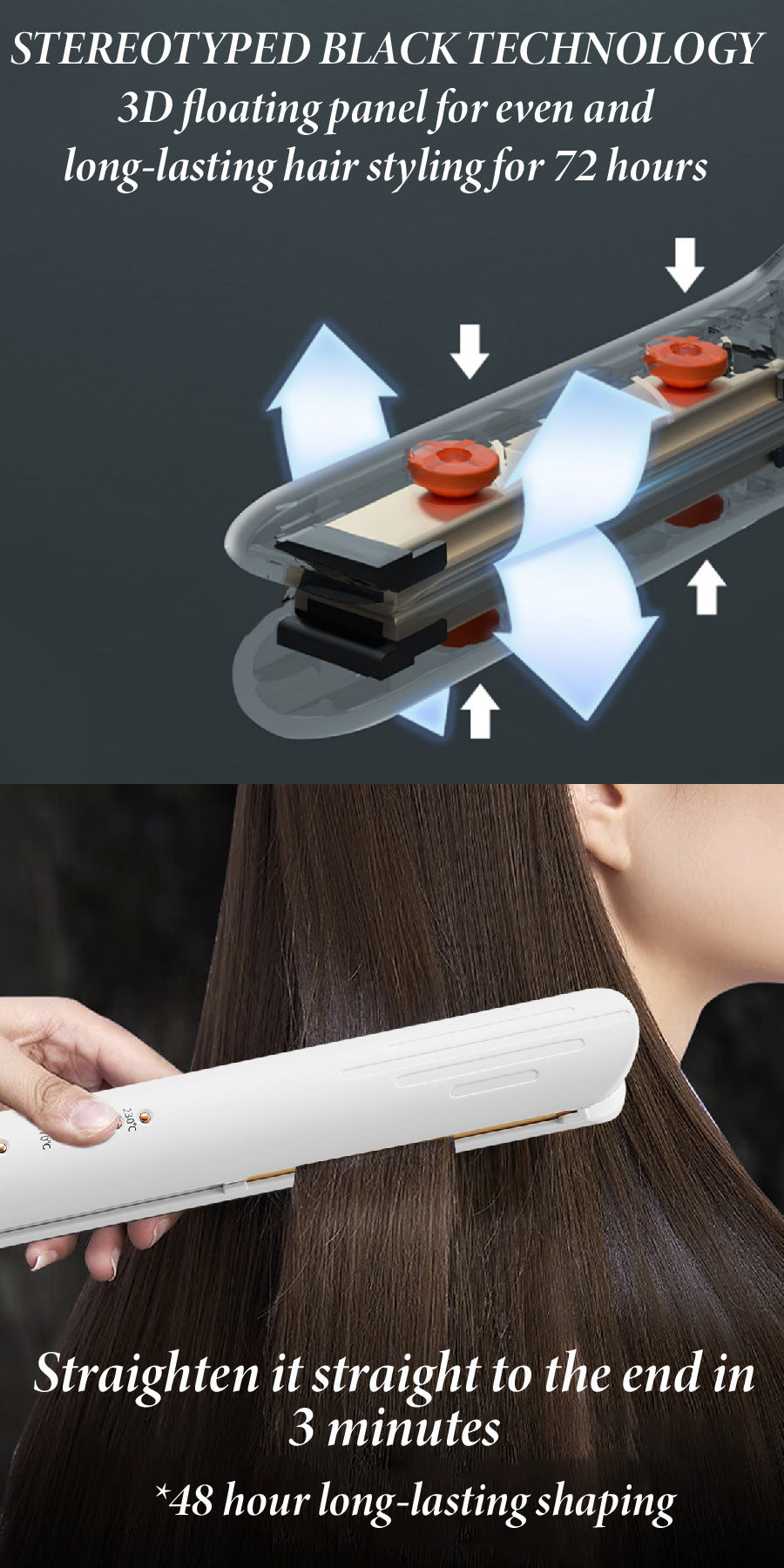 Glätteisen & Lockenstab 2-in-1
