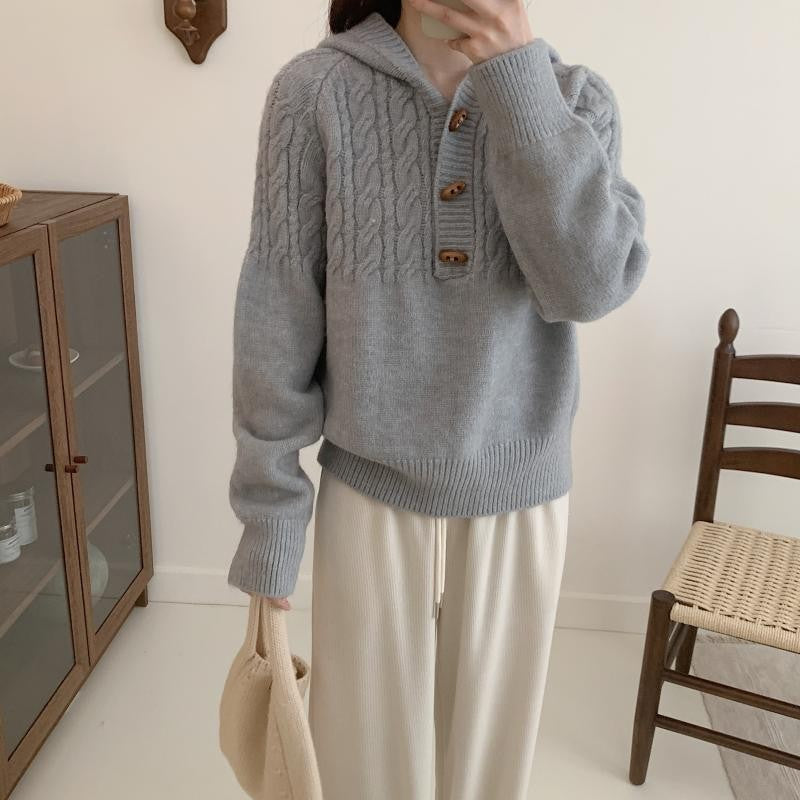 Kabelmuster-Pullover