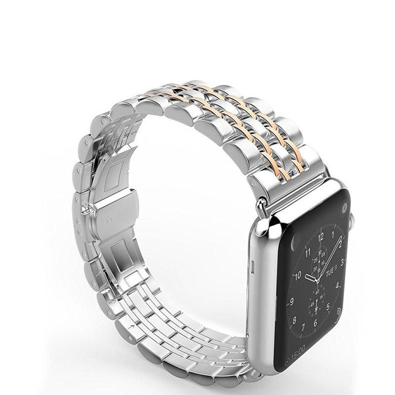 Edelstahl-Armband mit Schmetterlingsschliesse – Bild 5 | LuxeStyle