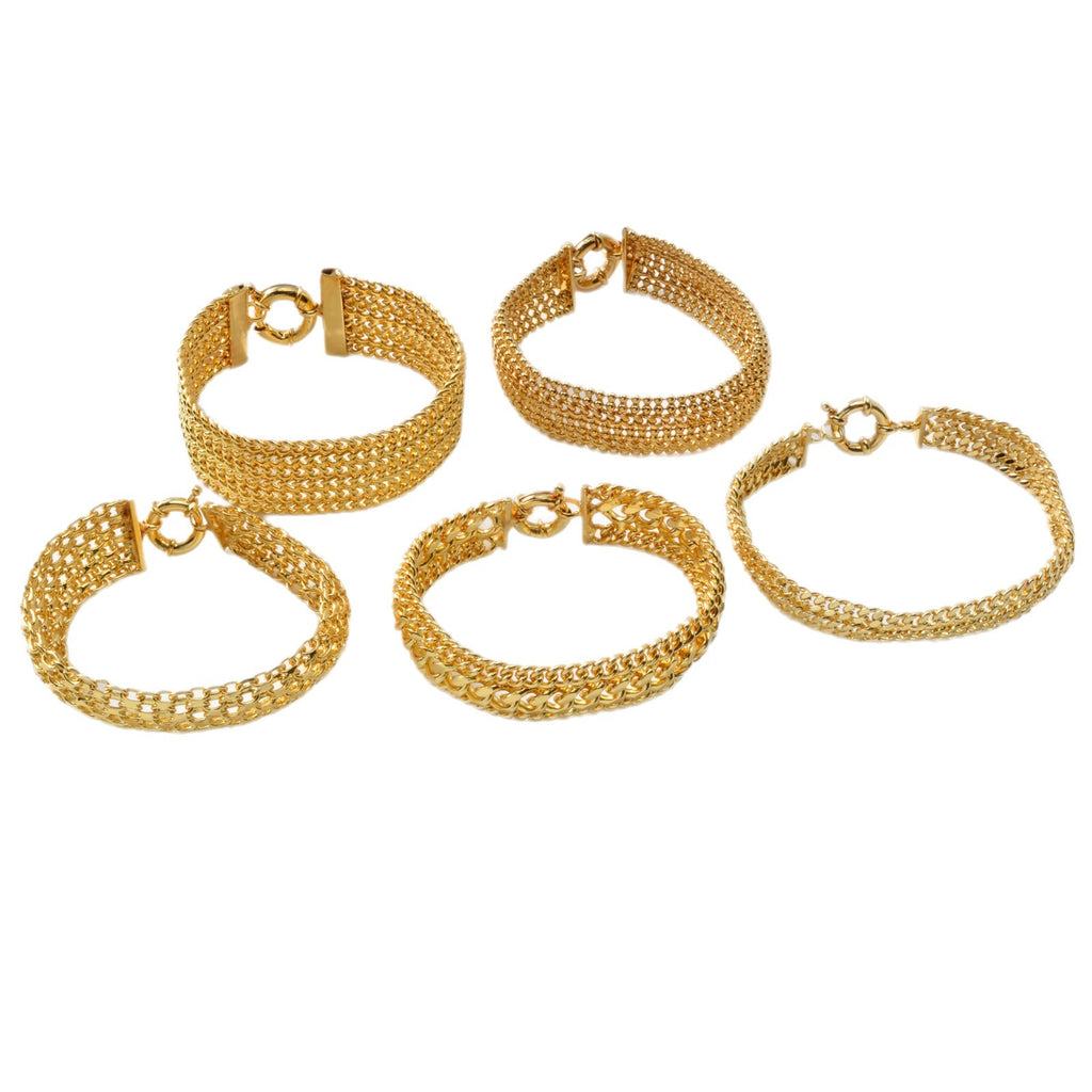 Minimalistisches Doppelreihen-Mesh Armband – Bild 3 | LuxeStyle
