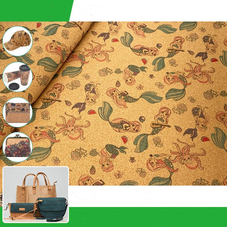 Korkstoff Meerjungfrau-Muster – Bild 5 | LuxeStyle