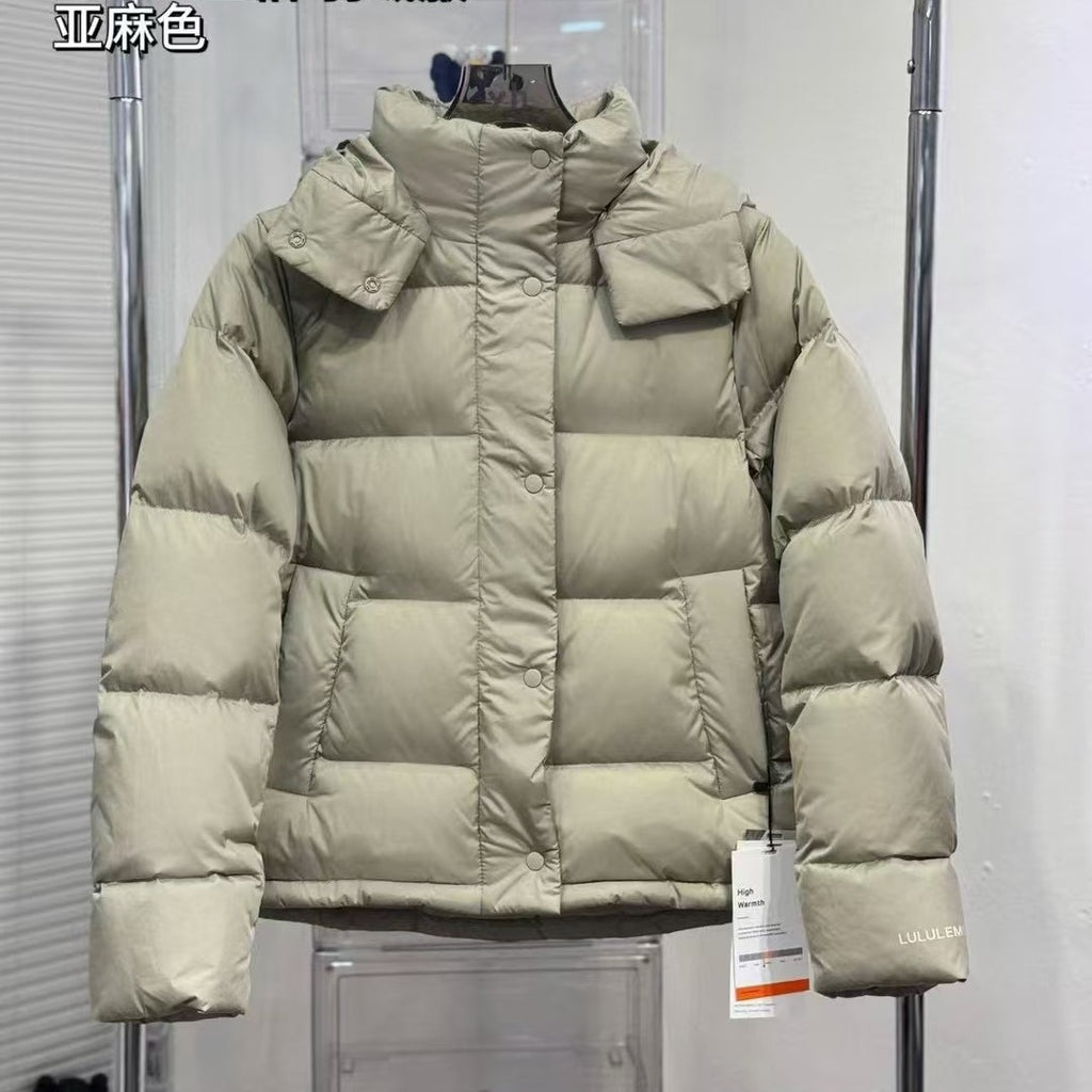 Wärmende Kapuzenjacke mit Daunenfüllung – Bild 5 | LuxeStyle