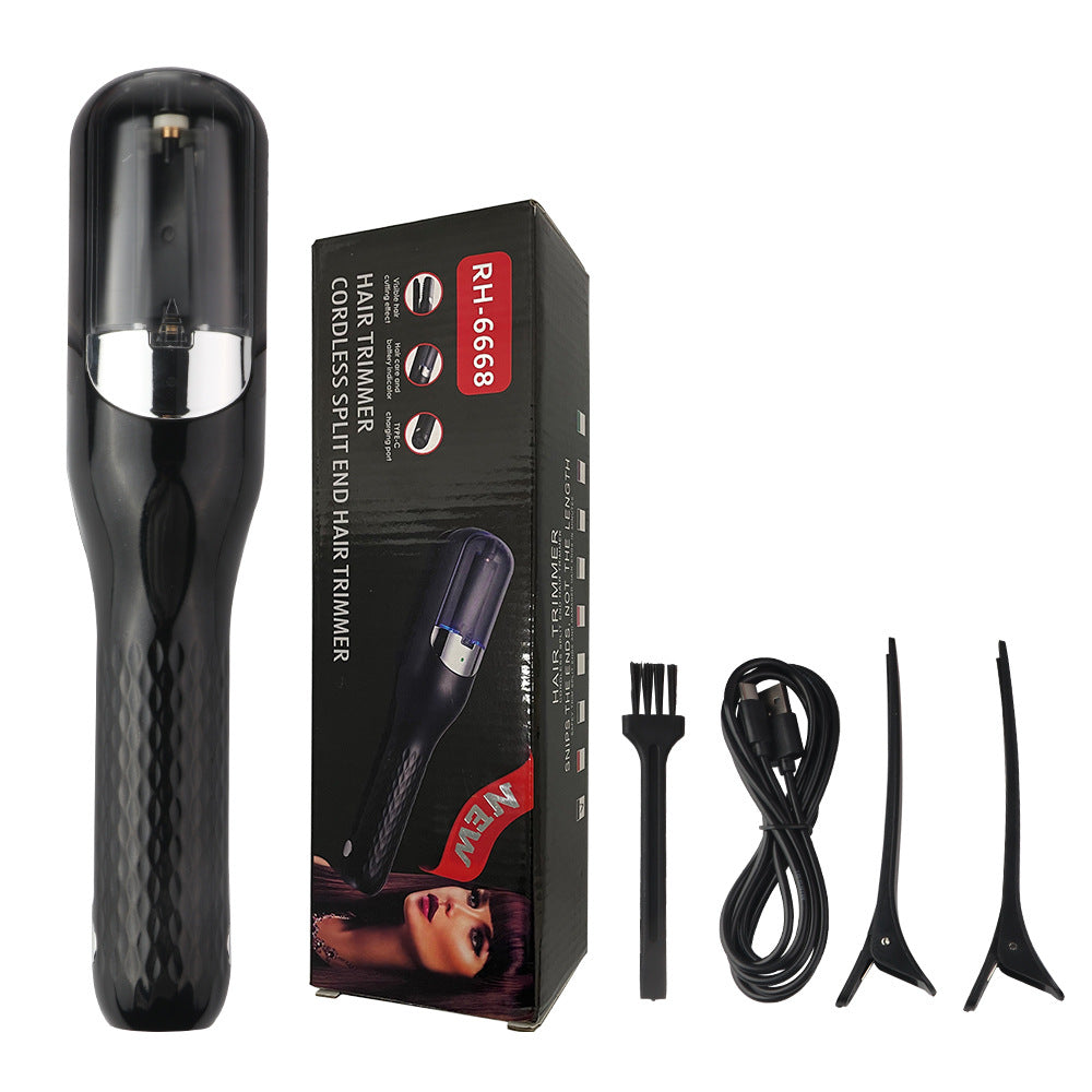 Kabelloser Spliss-Trimmer für langes Haar