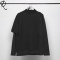 Langarm T-Shirt mit asymmetrischem Streifen-Patchwork – Bild 7 | LuxeStyle
