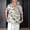 Freizeitshirt mit Blumenprint, locker geschnitten