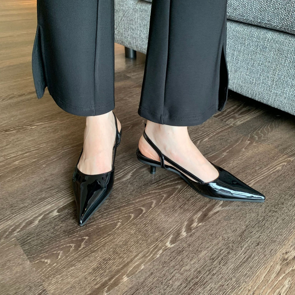 Stiletto-Sandalen mit spitzer Zehe – Bild 9 | LuxeStyle