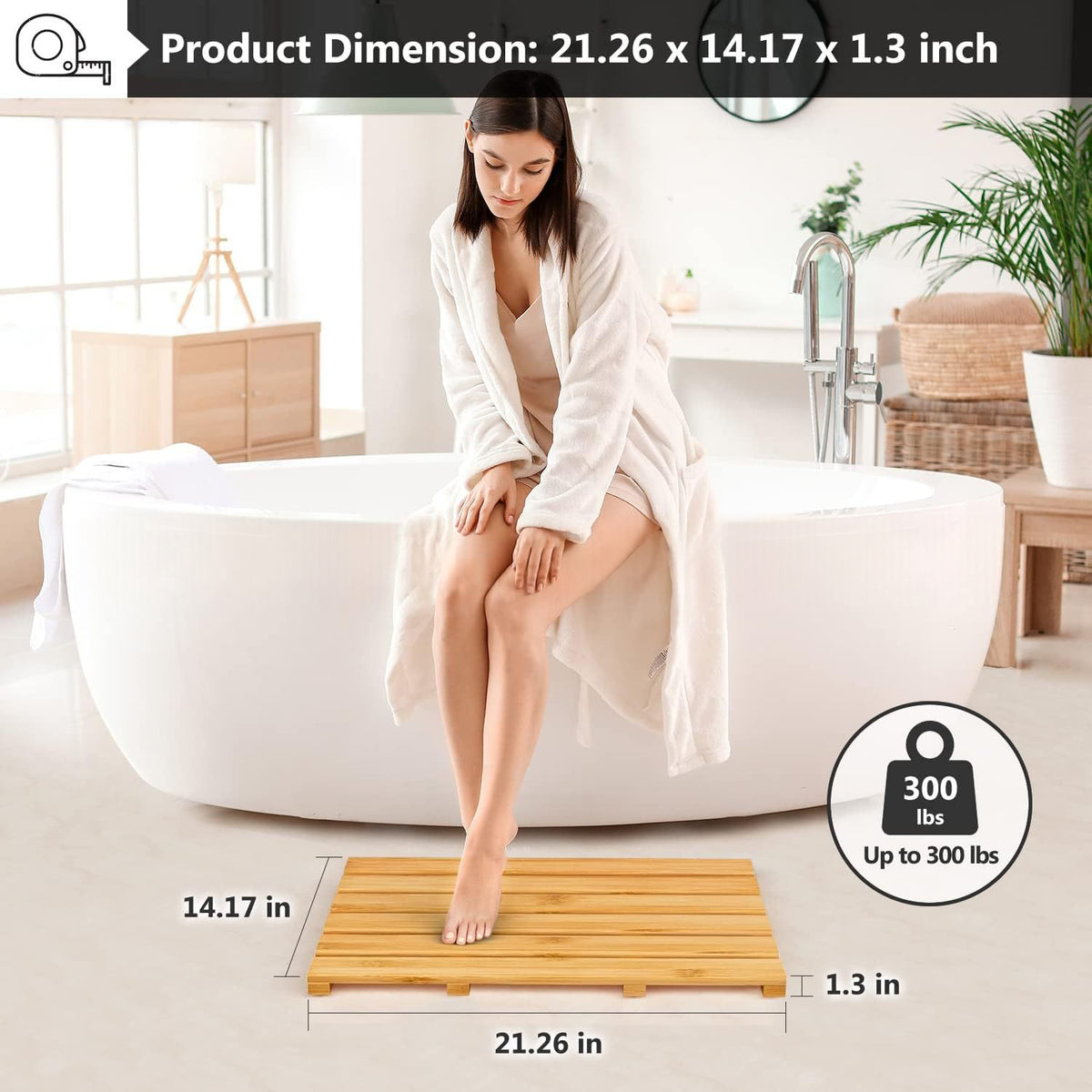 Bambus Badematte – Bild 5 | LuxeStyle