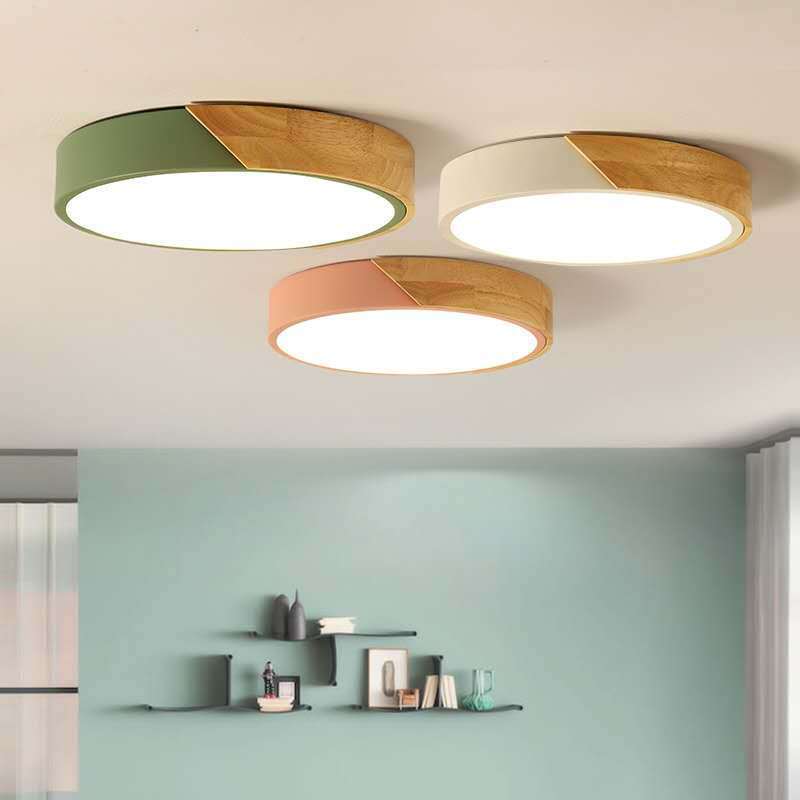 Nordic Macaroon Tischlampe rund