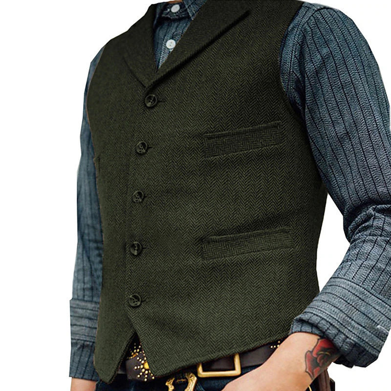 Klassische Herren Weste im koreanischen Stil – Bild 9 | LuxeStyle