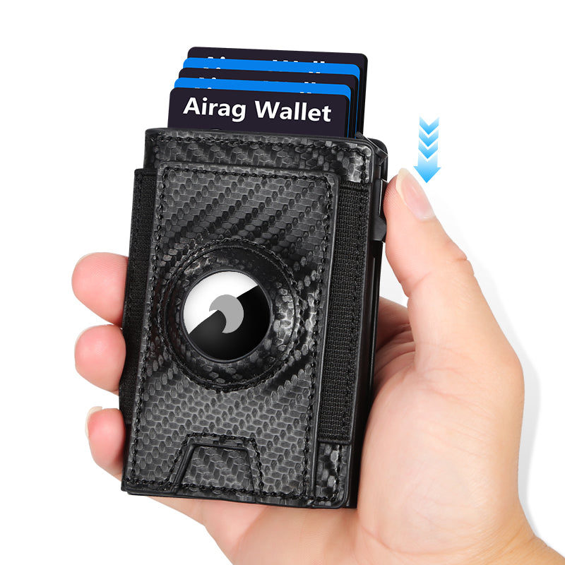 Slim Wallet mit RFID-Schutz und Kartenautomatik