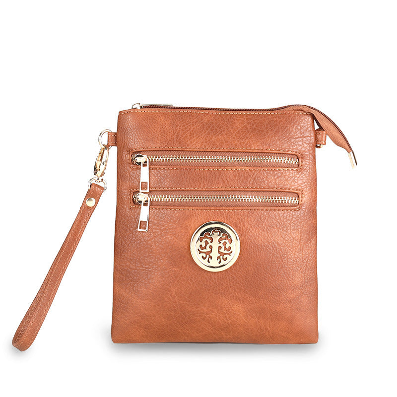 Crossbody Tasche in einfarbigem PU – Bild 6 | LuxeStyle