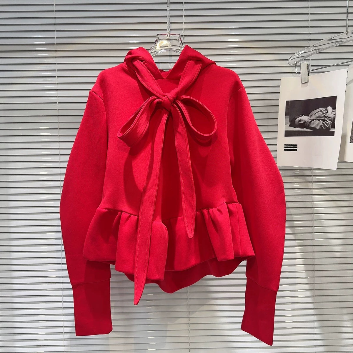 Mädchen Kapuzenpullover mit Schleife – Bild 4 | LuxeStyle
