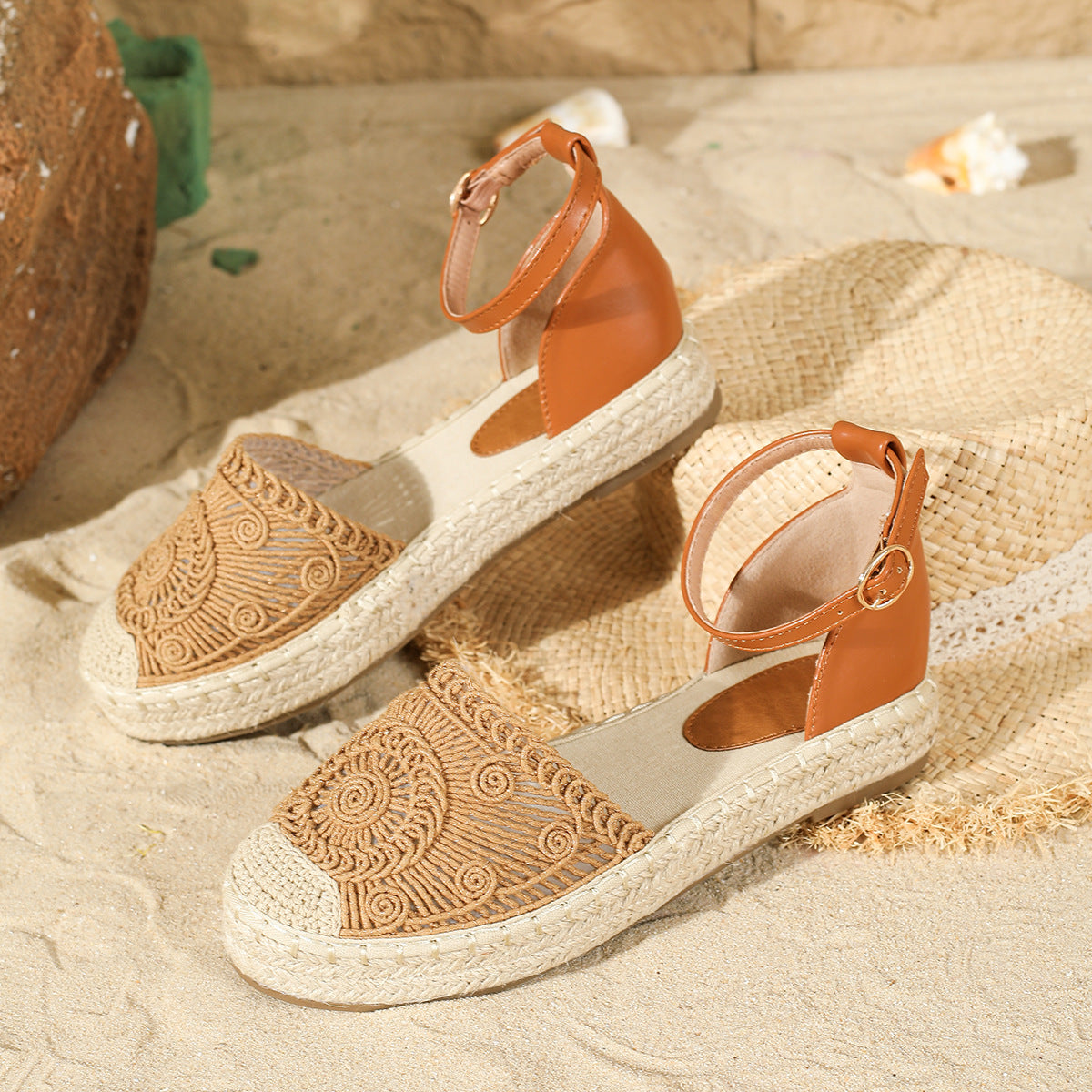 Bequeme geschlossene Fischer-Sandalen für Damen | LuxeStyle