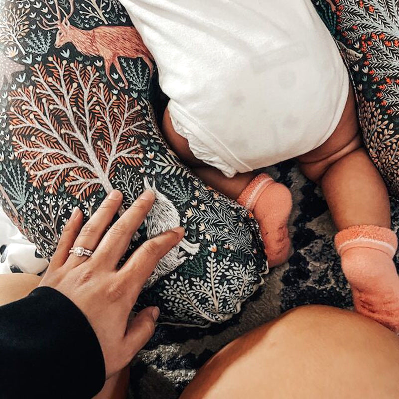 Stillkissenbezug U-Form Baby Stretch
