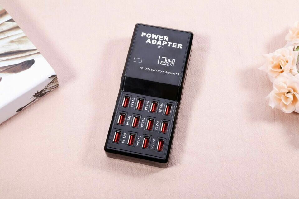 12-Port USB Smart Charger