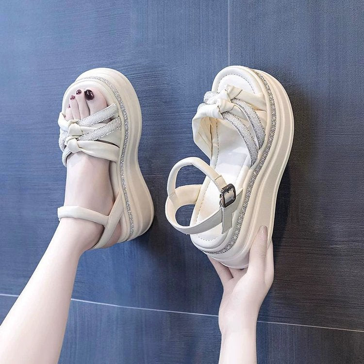 Platform Wedge Sandalen