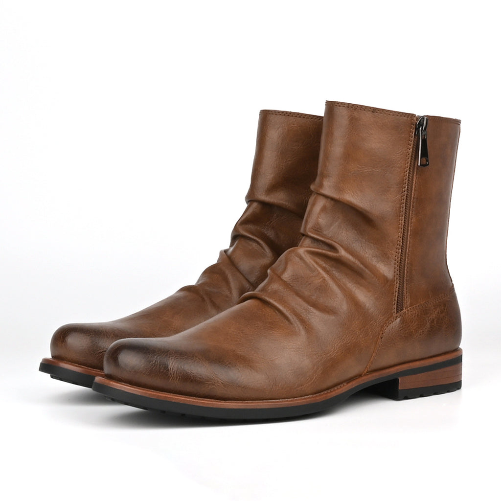Herren Casual Boots mit Reissverschluss
