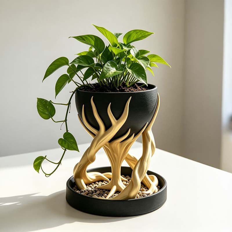 3D-gedruckter Baumwurzel-Planter | LuxeStyle