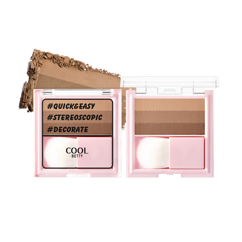 Tricolor Kontur Puderpalette – Bild 7 | LuxeStyle