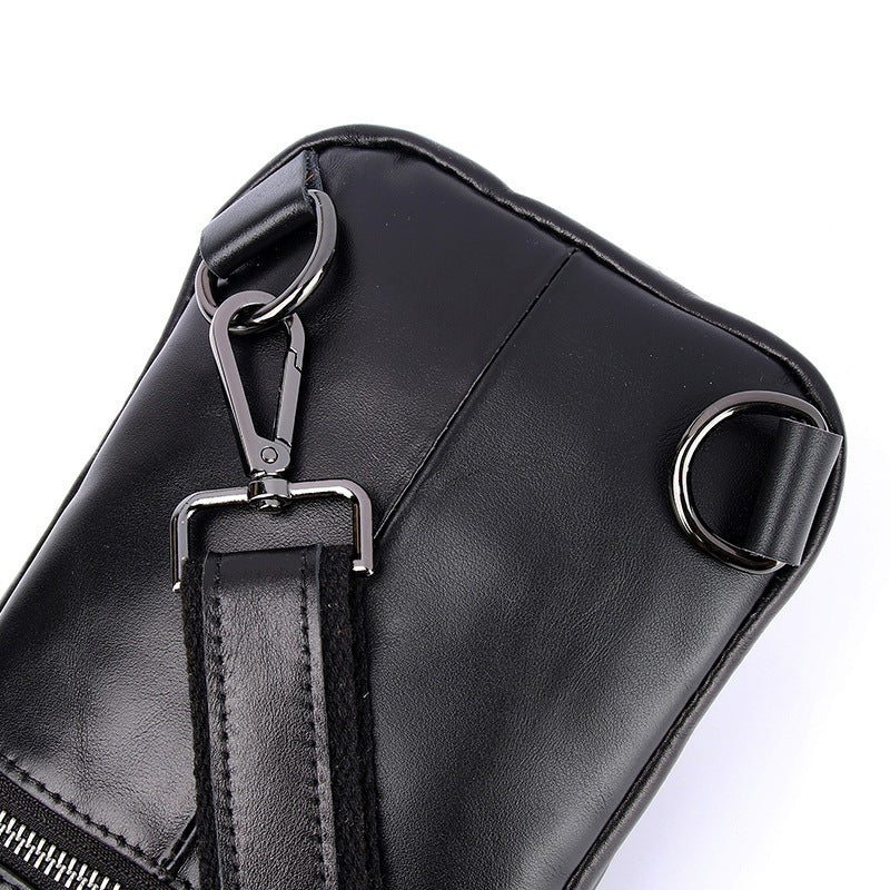 Crossbody Mini-Rucksack aus Leder – Ansicht 3