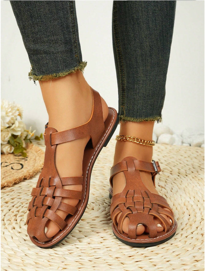 Retro-Braune Sandalen – Bild 5 | LuxeStyle