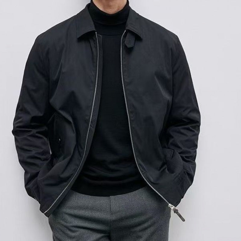 Retro Langarm-Jacke im British Style