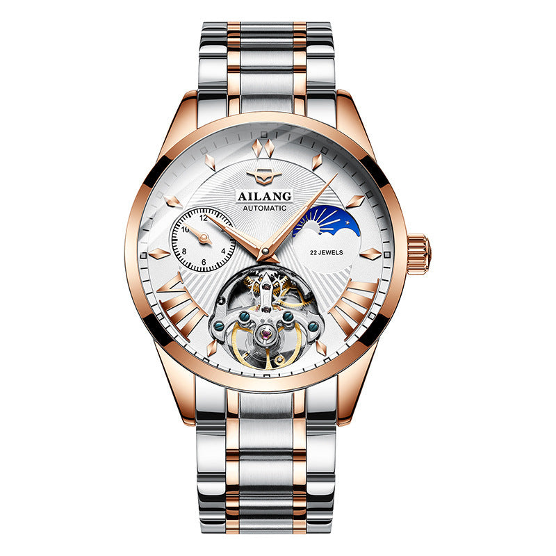 Mechanische Skelett-Herrenuhr mit Automatikwerk – Bild 3 | LuxeStyle