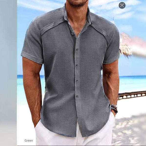 Kurzarm Freizeithemd Hawaiian Style – Bild 5 | LuxeStyle