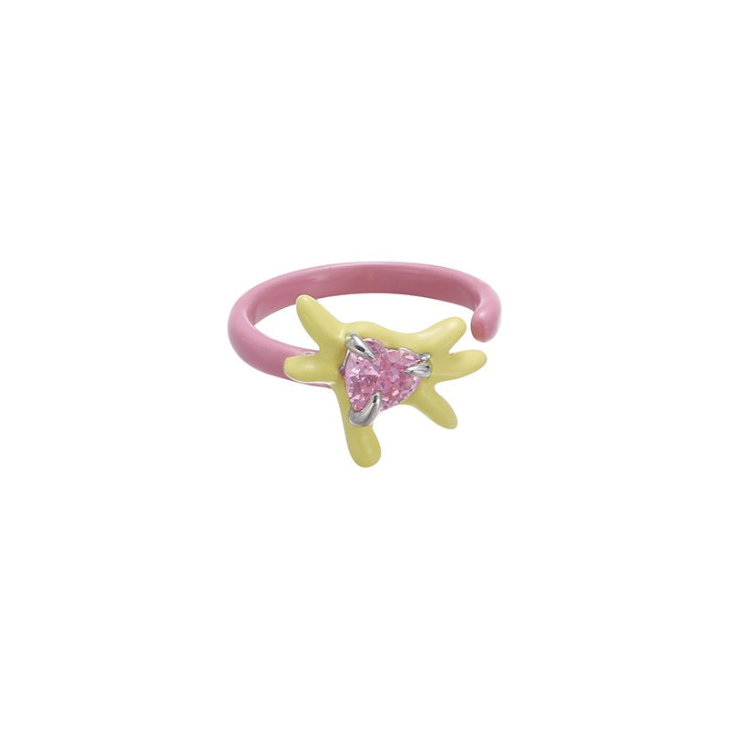 Sternring mit Zirkon