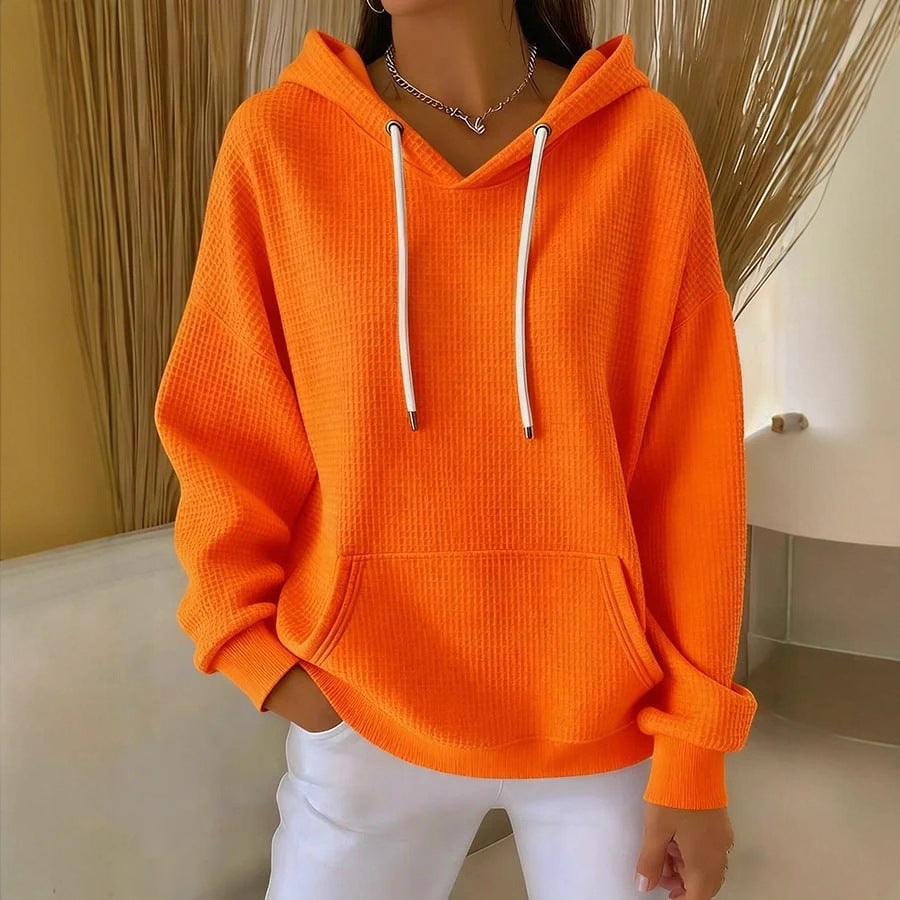 Freizeit-Sweatshirt mit Kapuze