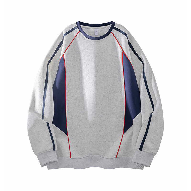 Sportliches Patchwork Sweatshirt Herren