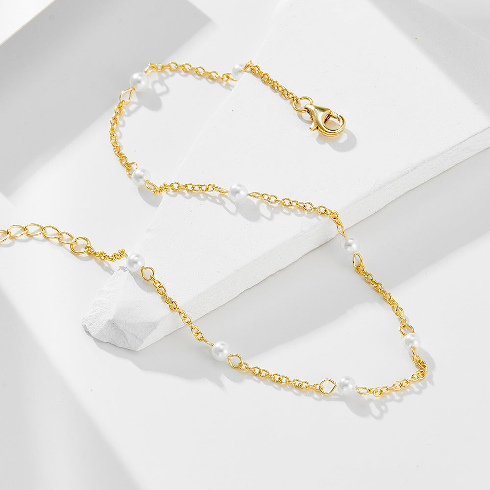 Sommerperlen-Anklet