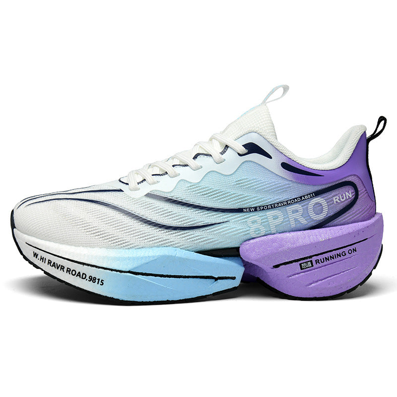 Carbon-Platten Laufschuh mit Dämpfung