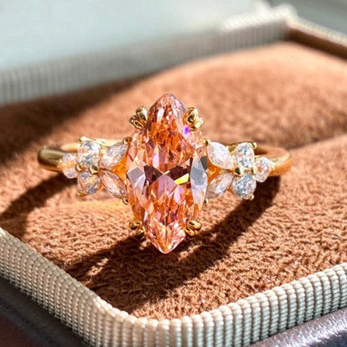 Eleganter Marquise-Ring mit Zirkonia – Bild 3 | LuxeStyle
