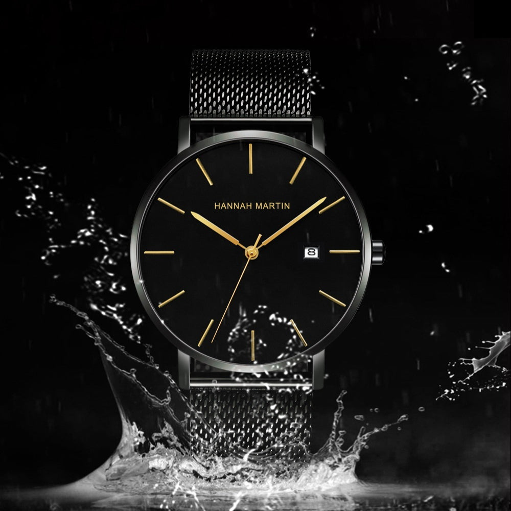 Business-Freizeit Quarz-Herrenuhr wasserdicht