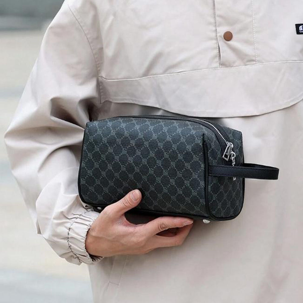 Schwarzer Rucksack grosse Kapazität aus PU – Bild 5 | LuxeStyle