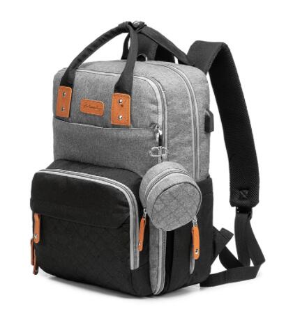 Mommy‑Rucksack aus Oxford‑Gewebe 42×26×15 cm – Bild 3 | LuxeStyle