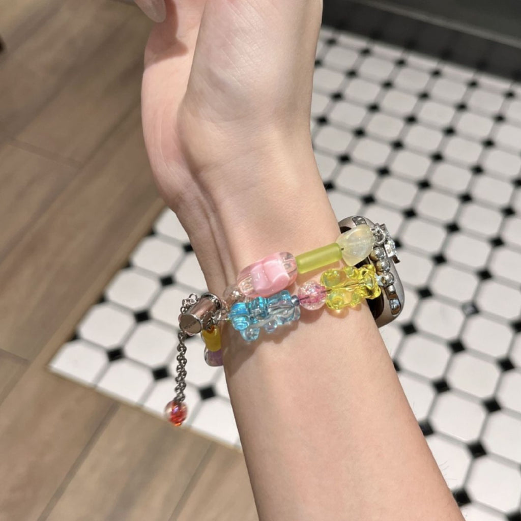 Bunte Armbanduhr