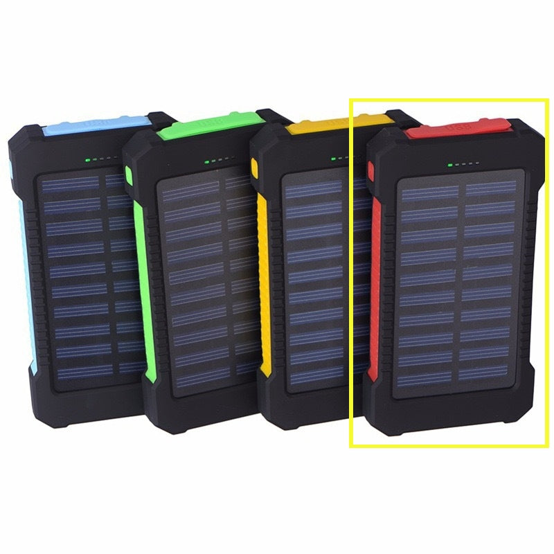 Outdoor Solar Powerbank 20000mAh mit LED & Kompass