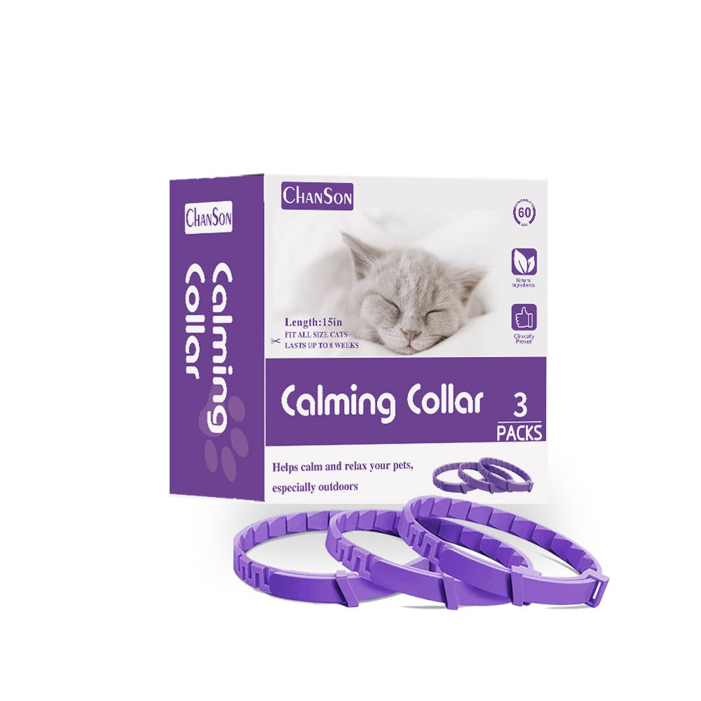 Pheromon Halsband für Haustiere, 3er-Pack