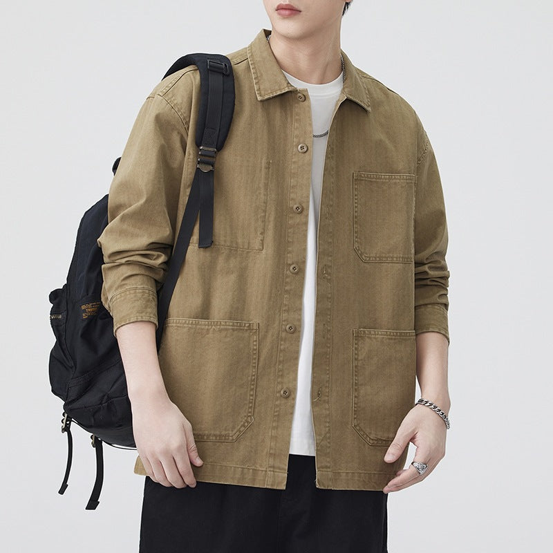 Männer-Shirt Loose-Fit Herbst Casual – Bild 8 | LuxeStyle