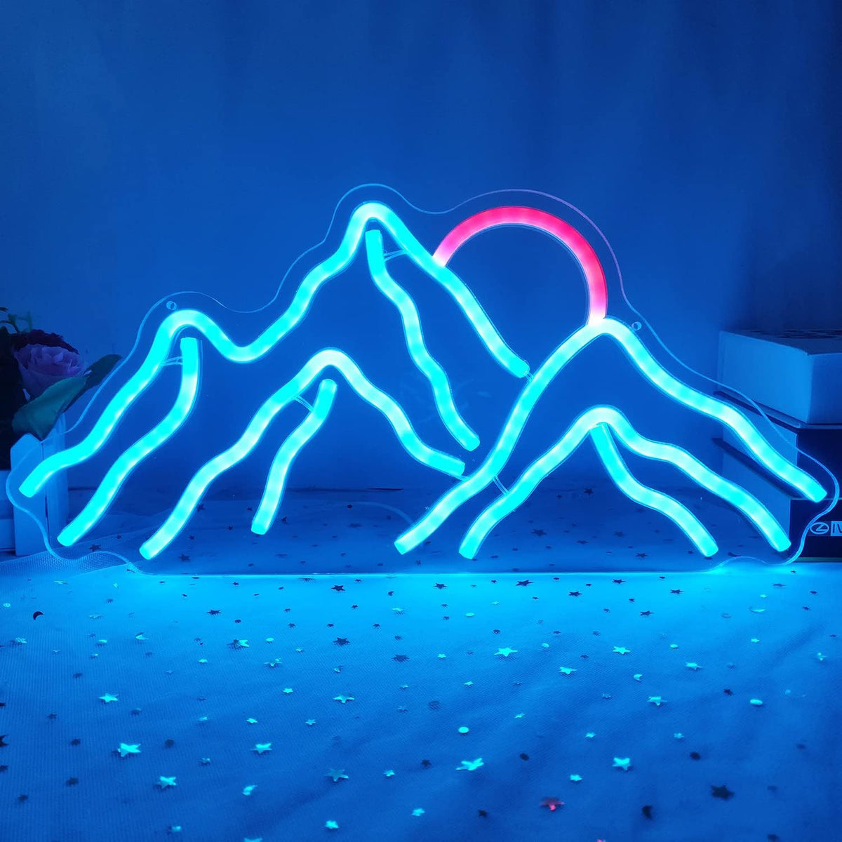 Neon Wandleuchte «Moon cloud» – Bild 8 | LuxeStyle